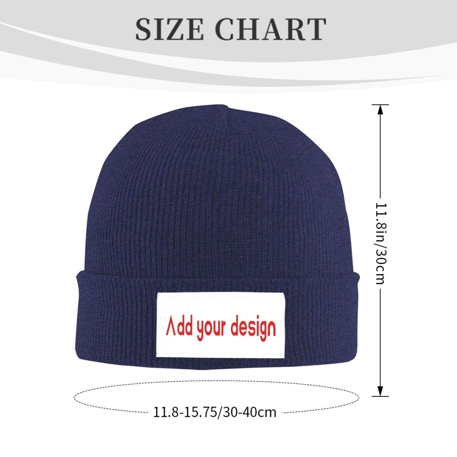 Gorro de Punto Personalizado,  - Beanie Cuffed Knit reseña y precio