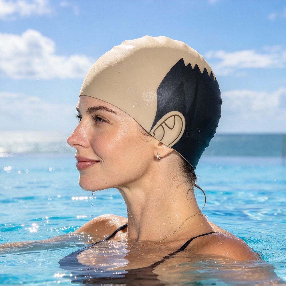 Gorro de natación impermeable  - Swim Hat Silicone reseña y precio