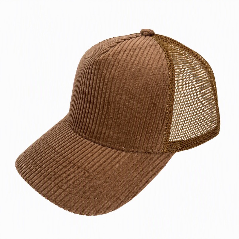 Gorra de camionero de pana y m - Corduroy Cap 5 Panel reseña y precio